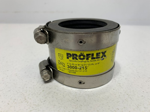 Proflex 3000-215 Shielded Coupling 2" x 1-1/2" Neoprene