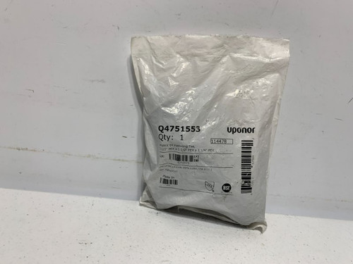 Uponor Q4751553 Reducing Tee 1-1/2"x1-1/2"x1-1/4" PEX 150 PSI