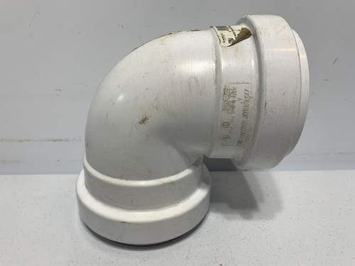 Napco G204 PVC Pipe Fitting 4" 90 deg Short Turn DR35