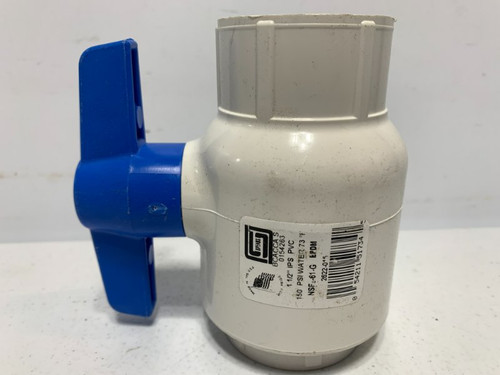 Spears 0154263 Ball Valve 1-1/2" PVC 150 PSI