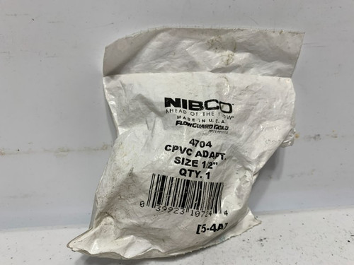Nibco 4704 1/2" CPVC Adapter Slip x MIPT
