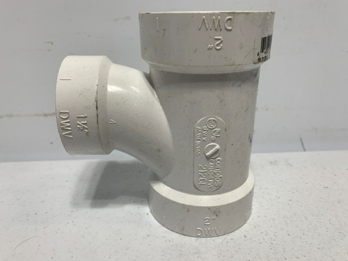 Canplas 2126L Sanitary Tee PVC 2" x 1-1/2" x 2"