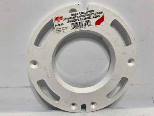 Oatey 43519 Closet Flange Spacer 1/4" PVC