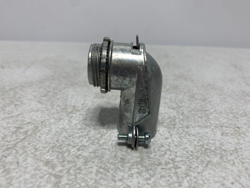 Madison Electric L-110-2 Connector 3/4" 90 deg Angle Squeeze