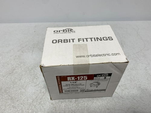 Orbit RX-125 Cable Connector 1-1/4" Zinc Non-Metallic (lot of 5)