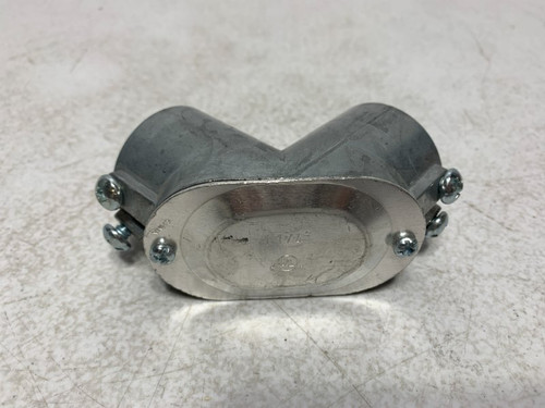 Unbranded 1-1/4" Conduit Body Aluminum 90 deg Elbow (lot of 4)