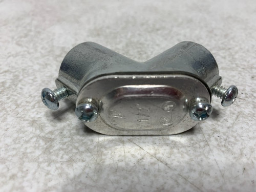 Arlington HL5000 Elbow 1/2" Zinc 90 Degree EMT/Rigid Conduit (lot of 8)