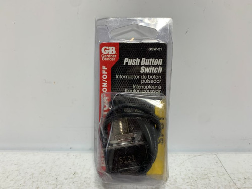 Gardner Bender GSW-21 Push Button Switch 10A 125V SPST