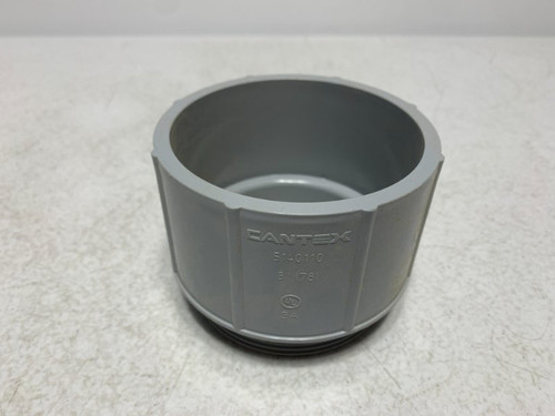 Cantex 5140110 Terminal Adapter 3" PVC Male