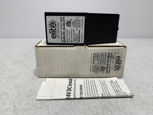 Elite EUM-DC-24-40-277 Magnetic Transformer 277VAC 24VDC 40W