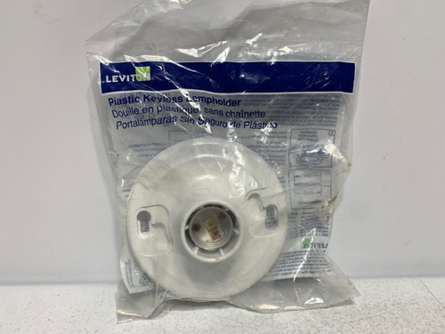 Leviton R50-8829-CW4 Keyless Lampholder 660W 600V