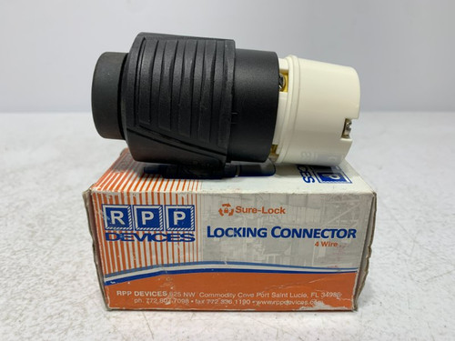 RPP Devices L1420-C Locking Connector 20A 125/250V 3-Pole 4-Wire