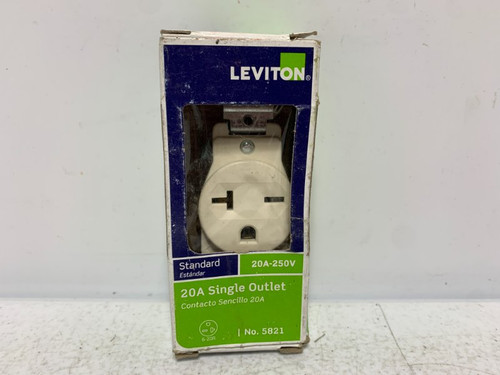 Leviton 5821 Single Outlet 20A 250V