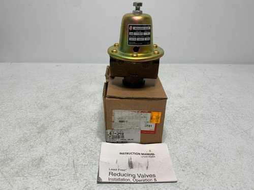Bell and Gossett 110195LF 7 Reducing Valve 125 PSI 225 degF