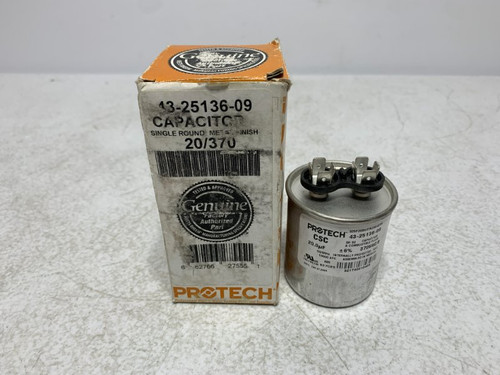 Protech 43-25136-09 Capacitor 20uF 370VAC Round