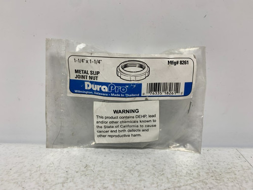 Dura Pro 8261 Metal Slip Joint Nut 1-1/4" x 1-1/4"