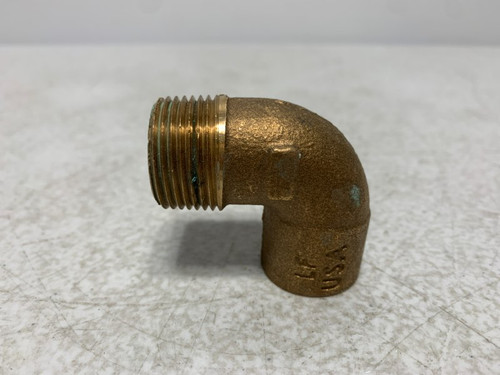 Unbranded 3/4" Brass Elbow Fitting Male/Female NPT (lot of 12)