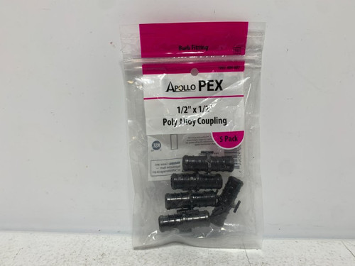 Apollo 1001-404-687 Coupling 1/2" x 1/2" Poly Alloy (lot of 5)