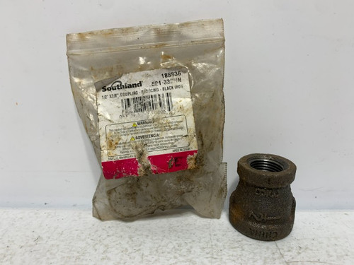 Southland 521-332HN Coupling 1/2" x 3/8" Black Iron