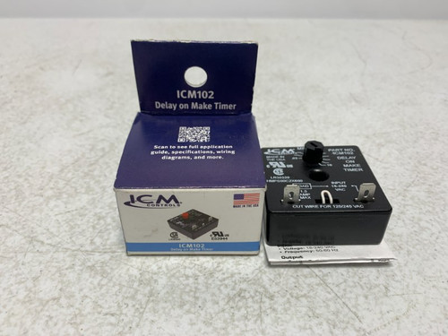 ICM Controls ICM102 Delay Timer 1.5A 18-240VAC .03-10 Min
