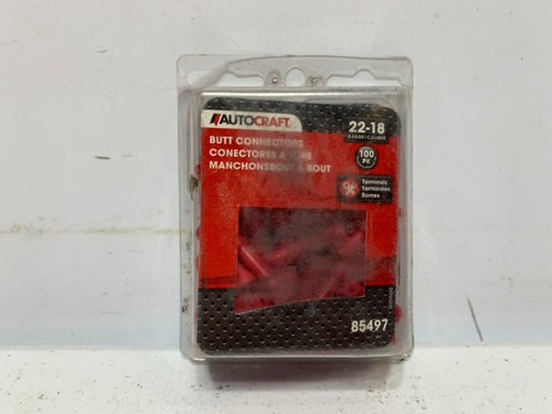 Autocraft 85497 Butt Connectors 22-18 Gauge (lot of 50)