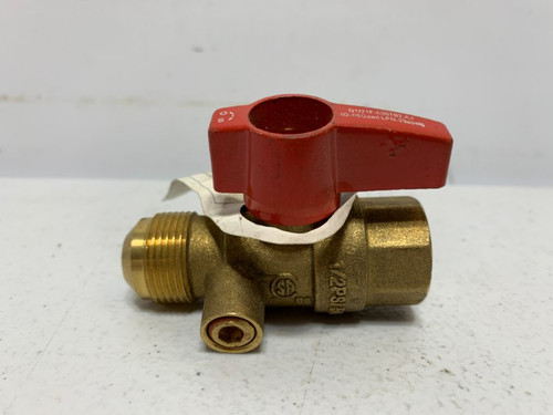 Durmont Q1/21F-600TB2.A.I Gas Valve 1/2" M x 1/2" F NPT Brass