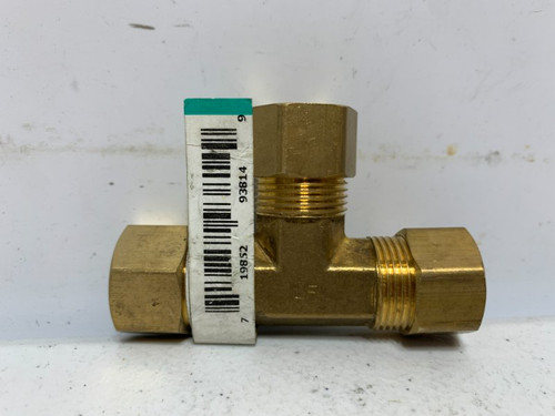 Anderson Metals 750064-10 Tube Union Tee 5/8" Compression Brass