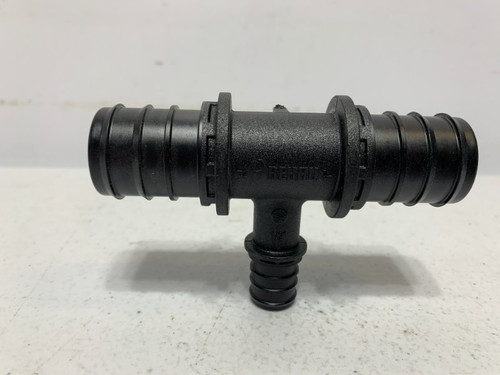 Rehau 1" x 1" x 1/2" Polymer Tee Compression Fitting (lot of 2)
