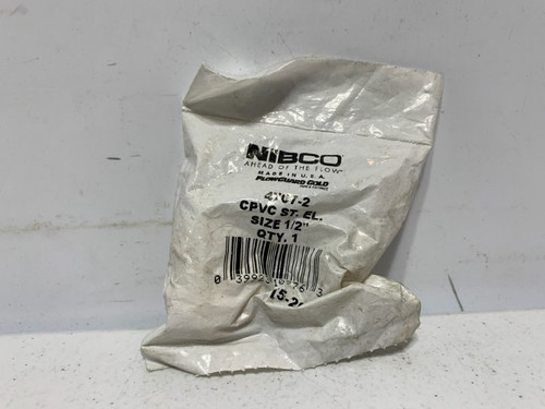Nibco 4707-2 Elbow 90 deg CPVC 1/2" Spg x Slip