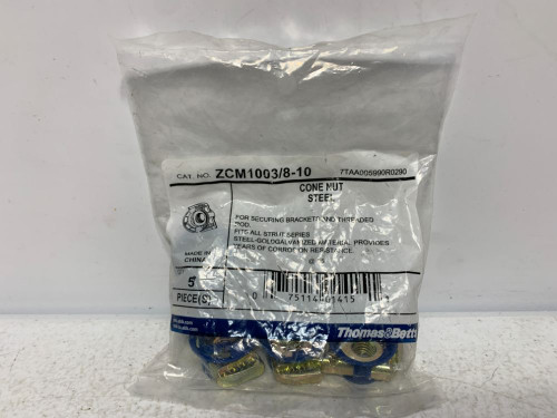 Thomas & Betts ZCM1003/8-10 Cone Nut 3/8" (lot of 5)