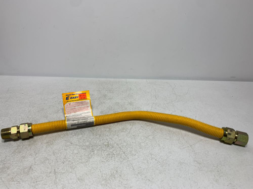 Easy Flex EFGC-034-YE-1415-24 Gas Connector 3/4" MIP x 3/4" FIP 24"