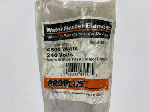 Pro Plus 481078 Water Heater Element 4500W 240V