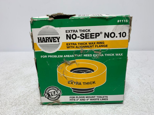 Harvey 1115 Wax Ring 3" 4"