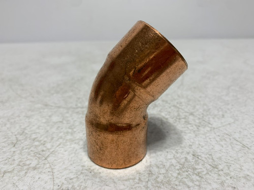 Unbranded 1-1/4" Copper 45-Degree Elbow Fitting (lot of 12)