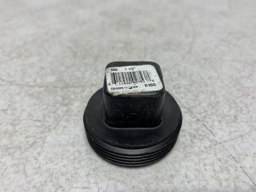 Charlotte Pipe 010S ABS Cleanout Plug 1 1/2" (lot of 3)