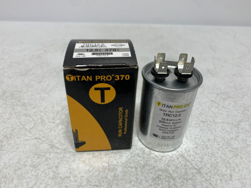 Titan Pro TRC12.5 Motor Run Capacitor 12.5 MFD 370V