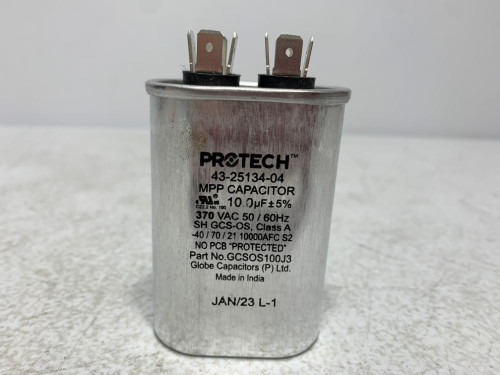 Protech 43-25134-04 Capacitor 10uF 370VAC