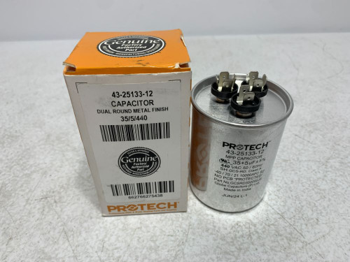 Protech 43-25133-12 Capacitor 35/5uF 440VAC Round