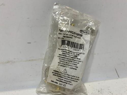 Proflo PFC3110RW Closet Bolt 1/4" x 3-1/2" Round Washer
