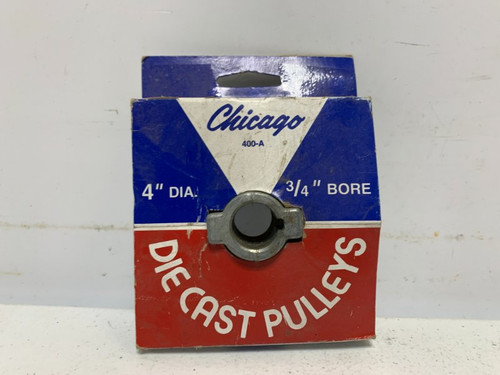 Chicago Die Casting 324019-6 Pulley 4" Dia 3/4" Bore