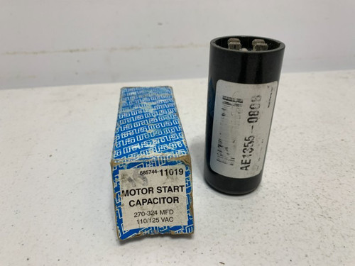 Mars 685744-11019 Motor Start Capacitor 270-324 MFD 110/125 VAC