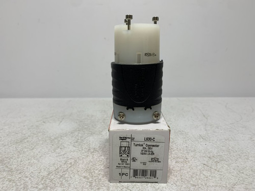 Legrand L630-C Turnlok Connector 30A 250V 3W NEMA L6-30R