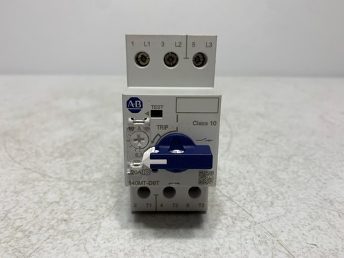 Allen Bradley 140MT-D9T-C10 Motor Protection Circuit Breaker 6.3-10A