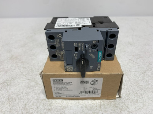 Siemens 3RV2021-1HA10 Motor Protection Circuit Breaker 5.5-8A 3-Pole