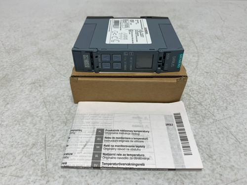 Siemens 3RS2600-1BW30 Temperature Monitoring Relay 24-240V AC/DC 22.5mm