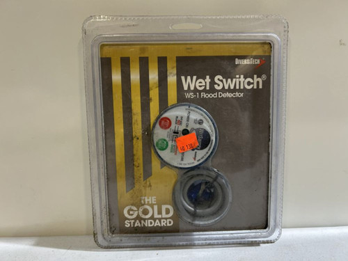 Diversitech WS-1 Wet Switch Flood Detector 24VAC 2A 6' Cable