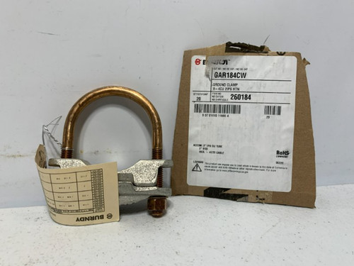 Brandy GAR184CW Ground Clamp 8-4 AWG 2" Pipe 2" Rod