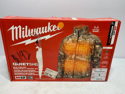 Milwaukee 224C-21S QUIETSHELL Heated Jacket Kit S Camo 12V