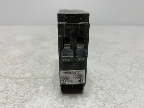 Siemens Q2020 Circuit Breaker 20/20A 120/240V 2-Pole