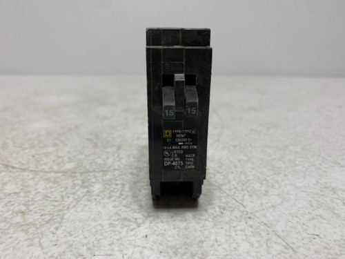 Square D HOMT1515 Tandem Circuit Breaker 15A 120/240V 1P